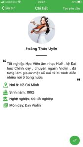 dạy kèm đàn violin