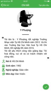 dạy kèm đàn violin