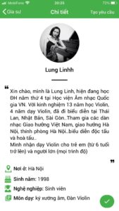 dạy kèm đàn violin