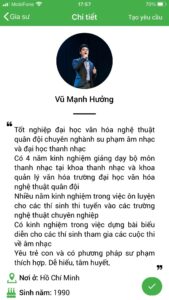 Dạy kèm thanh nhạc