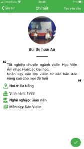 dạy kèm đàn violin