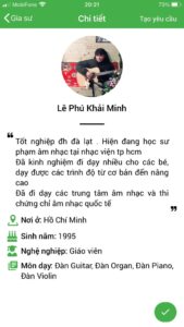 dạy kèm đàn violin