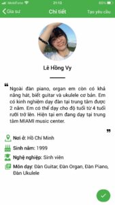 dạy kèm đàn guitar