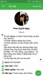 dạy kèm đàn piano tại nhà