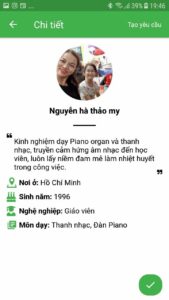 dạy kèm đàn piano tại nhà