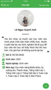 Dạy kèm thanh nhạc