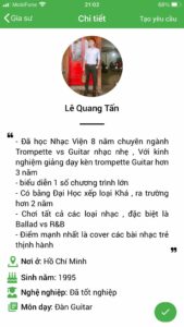 dạy kèm đàn guitar