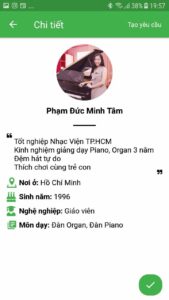 dạy kèm đàn piano tại nhà